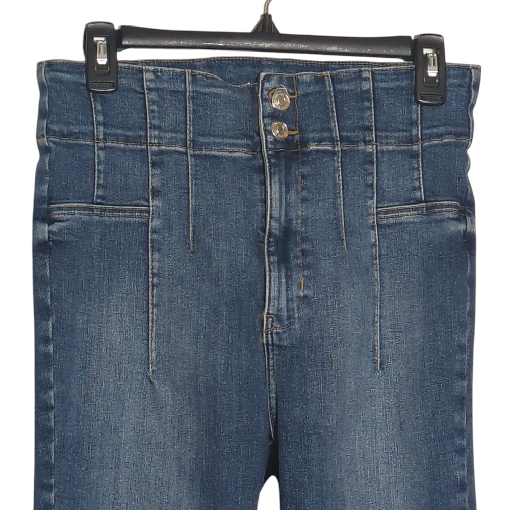 Free People High Rise Dark Blue Jeans